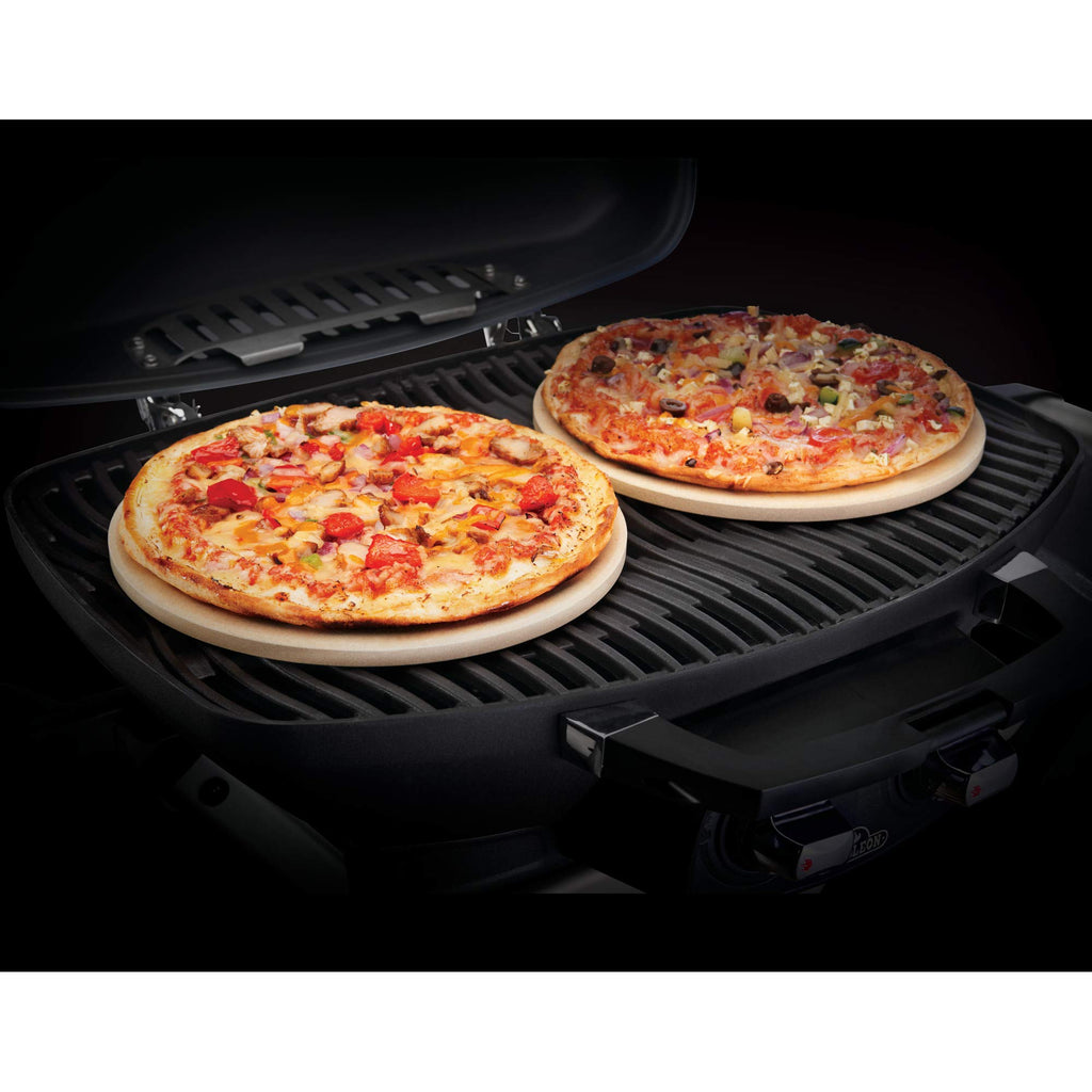 Napoleon Personal Sized Pizza Baking Stone Set - BBQ Grill Accessories, Two 10-inch Personal Pizza Baking Stones, Stone Oven Pizza, Pizzaria Results, Easy to Use, Use in BBQ Grill or Oven