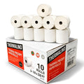 (10 Rolls) 3 1/8" x 230ft Thermal Paper Rolls- BPA Free 80mm, Receipt Paper Rolls for POS Systems, Cash Register, Square Terminal, Clover, Epson TM-T88V, Star TSP100III