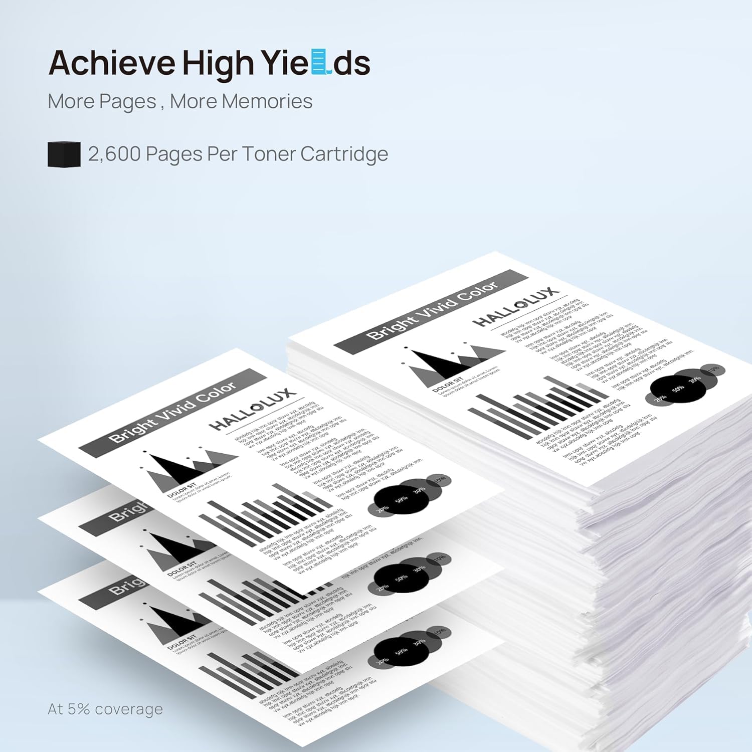 TN660 TN-660 TN630 TN-630 Toner Cartridge High Yield Replacement for MFC-L2720DW, DCP-L2540DW,MFC-L2700DW, DCP-L2520D, HL-L2320D, MFC L2740DW Printer(Black, 2 Pack)| Newest Chip
