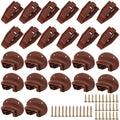 12 Sets Drawer Guide Kit, Enhanced Commercial Slide Style Drawers for Kenlin Rite-Trak II 168, Vaughan Bassett, Legacy, Replacement Dresser Drawer Slides Repair Kit with Roller