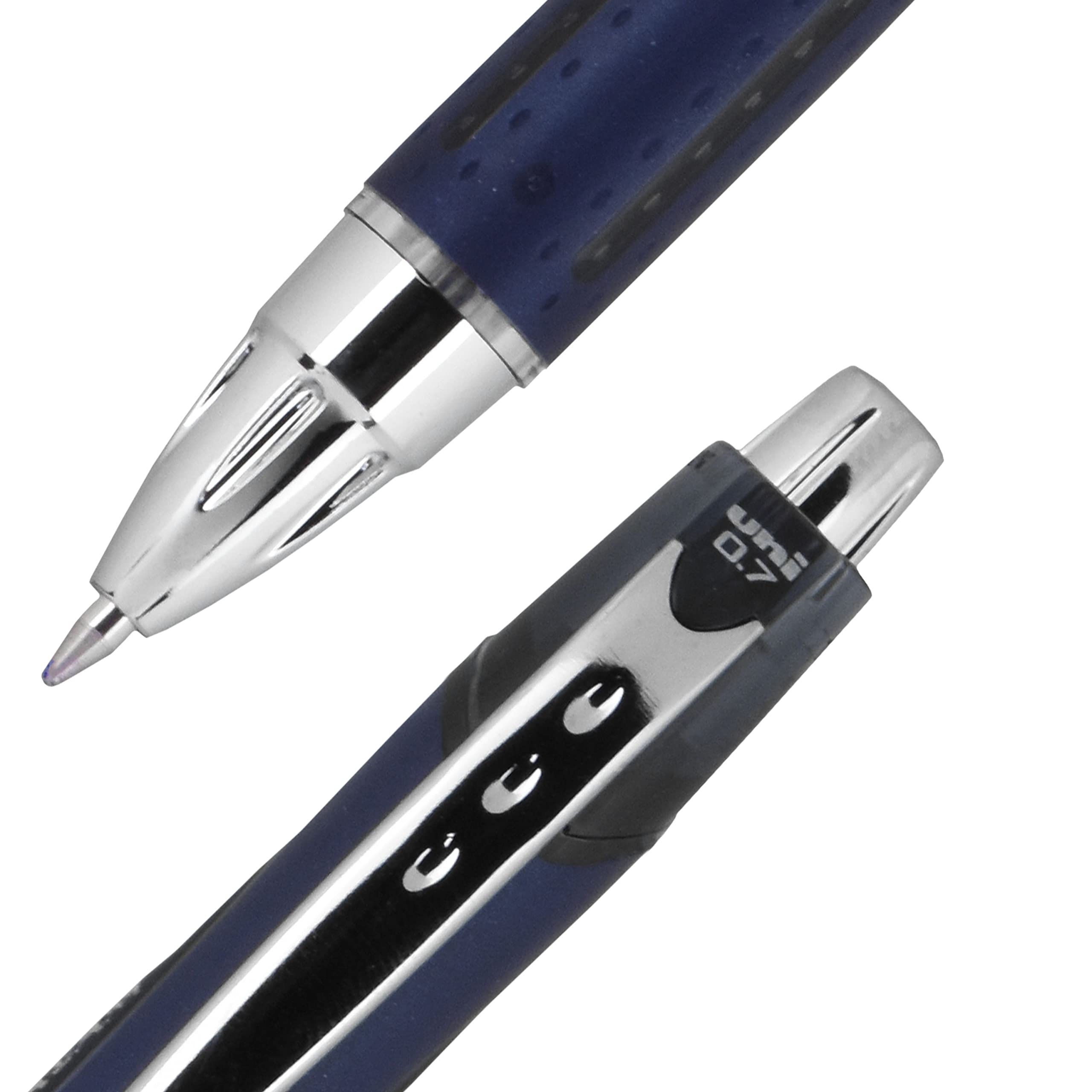 uni-ball Jetstream RT Retractable Roller Ball Pens, Fine Point, Black Ink, Pack of 12