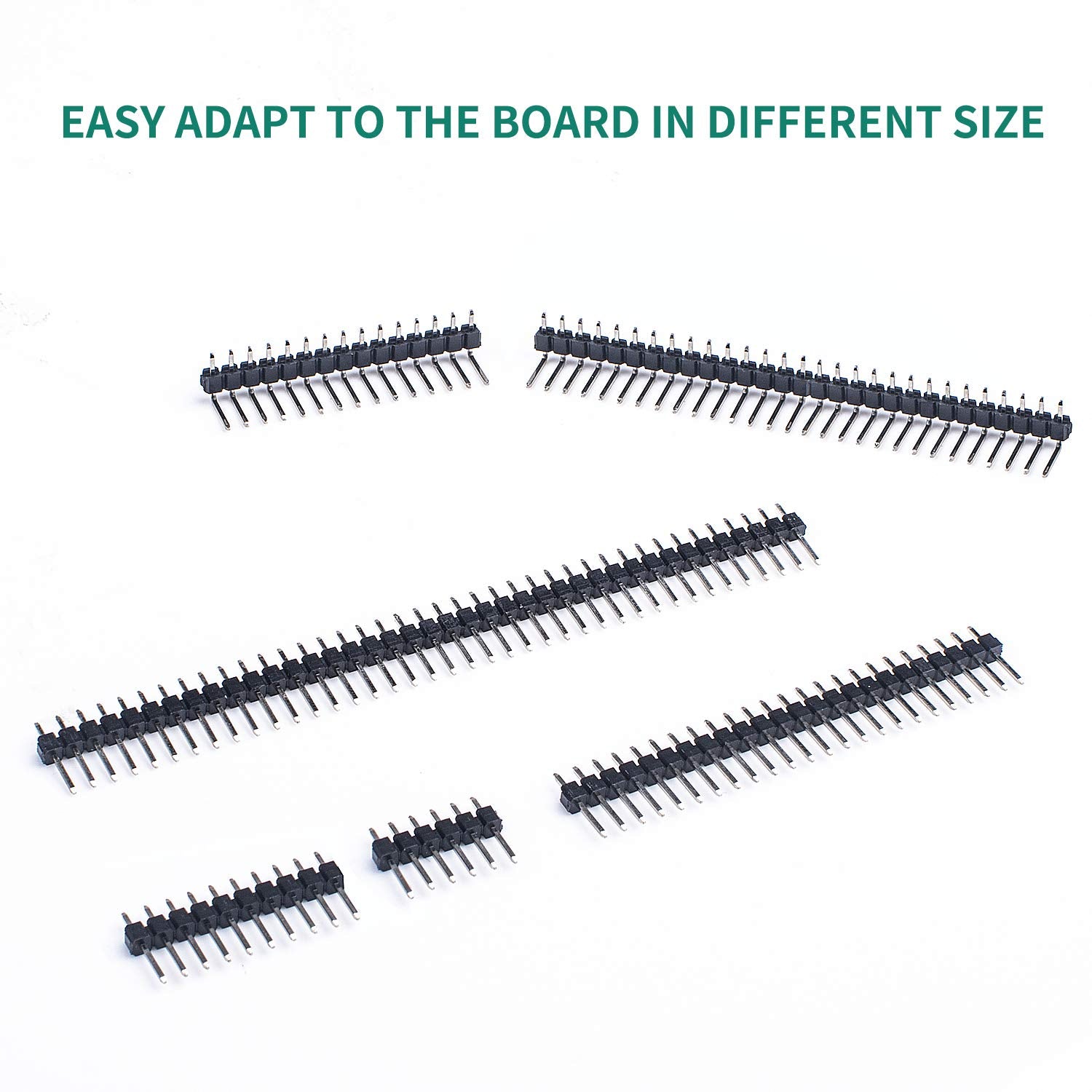 Miuzei PCB Board Prototype Kit for Electronic Projects, Circuit Solder Double-Side Board with 40 Pin 2.54 mm Male to Female Headers Connector, 2P&3P Screw Terminal Block
