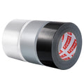 3 Rolls Duct Tape, 2 Inch x 20 Yards Gaffer Tape Repair Tape Duct Adhesive Hand Tearable Waterproof for Inside & Outside Repairing Fastening Bundling (Black, White, Silver)