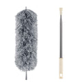 Microfiber Duster for Cleaning with Telescoping Extension Pole(Max 100''),Extendable Duster with Scratch-Resistant Cover,Washable Lint Free Dusters for Cleaning Ceiling Fan,High Ceiling,Cobwebs,Blinds