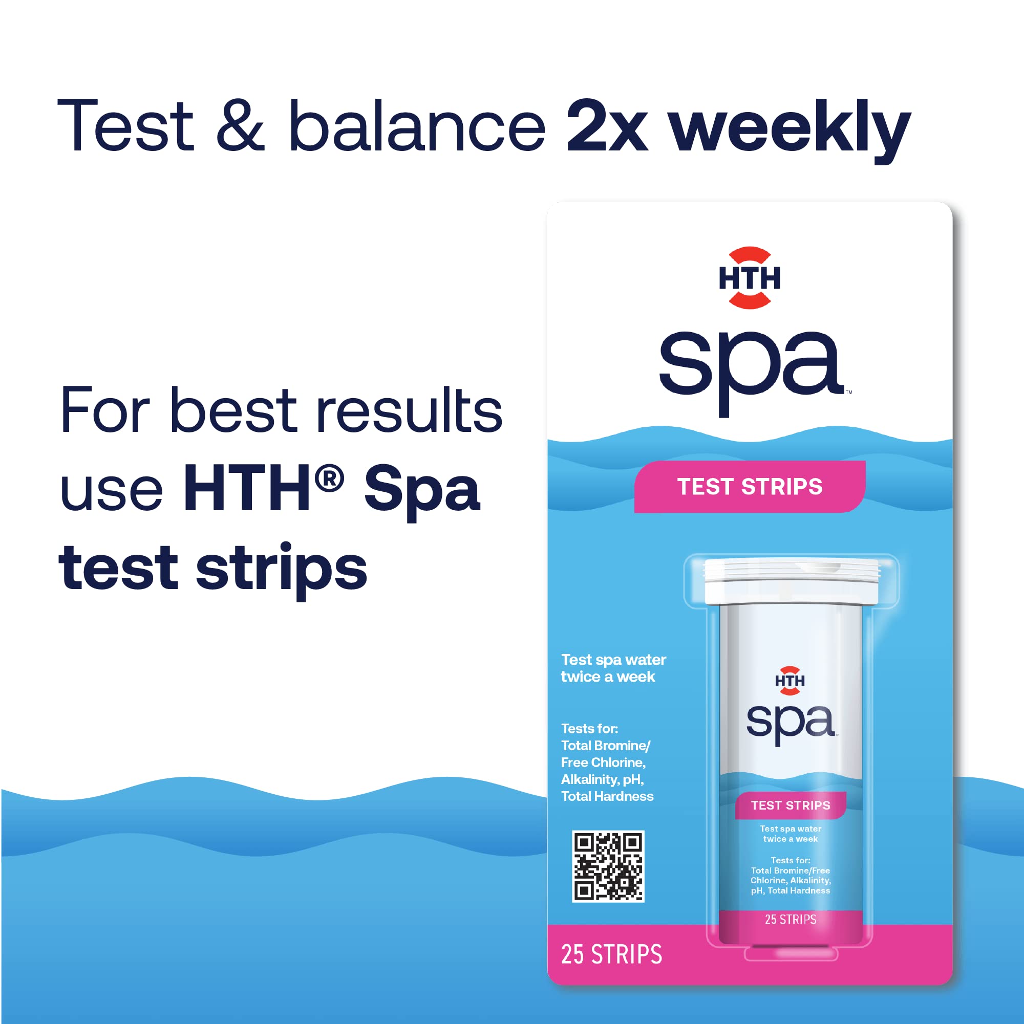 HTH Spa 86131 Alkalinity up, Spa & Hot Tub Chemical Raises Alkalinity, Stabilizes pH Fluctuation, 1.25 lbs