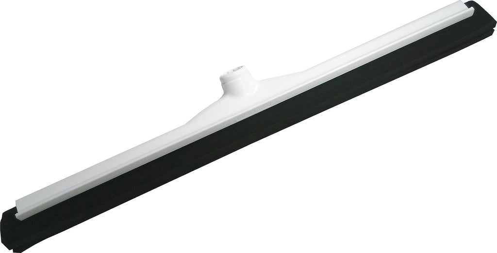 Carlisle 36622200 Flo-Pac Soft Foam Rubber Squeegee with Plastic Frame, 22" Length, White-Black