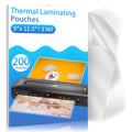 Clear Thermal Laminating Pouches – 9 x 11.5 Inch, 3 mil Thick (200 Pack) – Professional-Grade Lamination Sheets for Documents, Photos & Crafts – Fits 8.5 x 11 Letter Size Paper - [3mil 200 Packs]