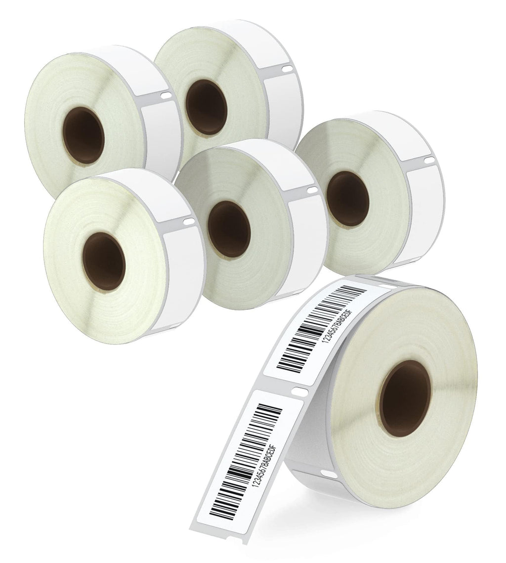 BETCKEY - Compatible DYMO 30336 (1" x 2-1/8") Rerurn Address Labels - Compatible with DYMO Labelwriter 450, 4XL, NOT Fit 550 & 5XL [6 Rolls/3000 Labels]