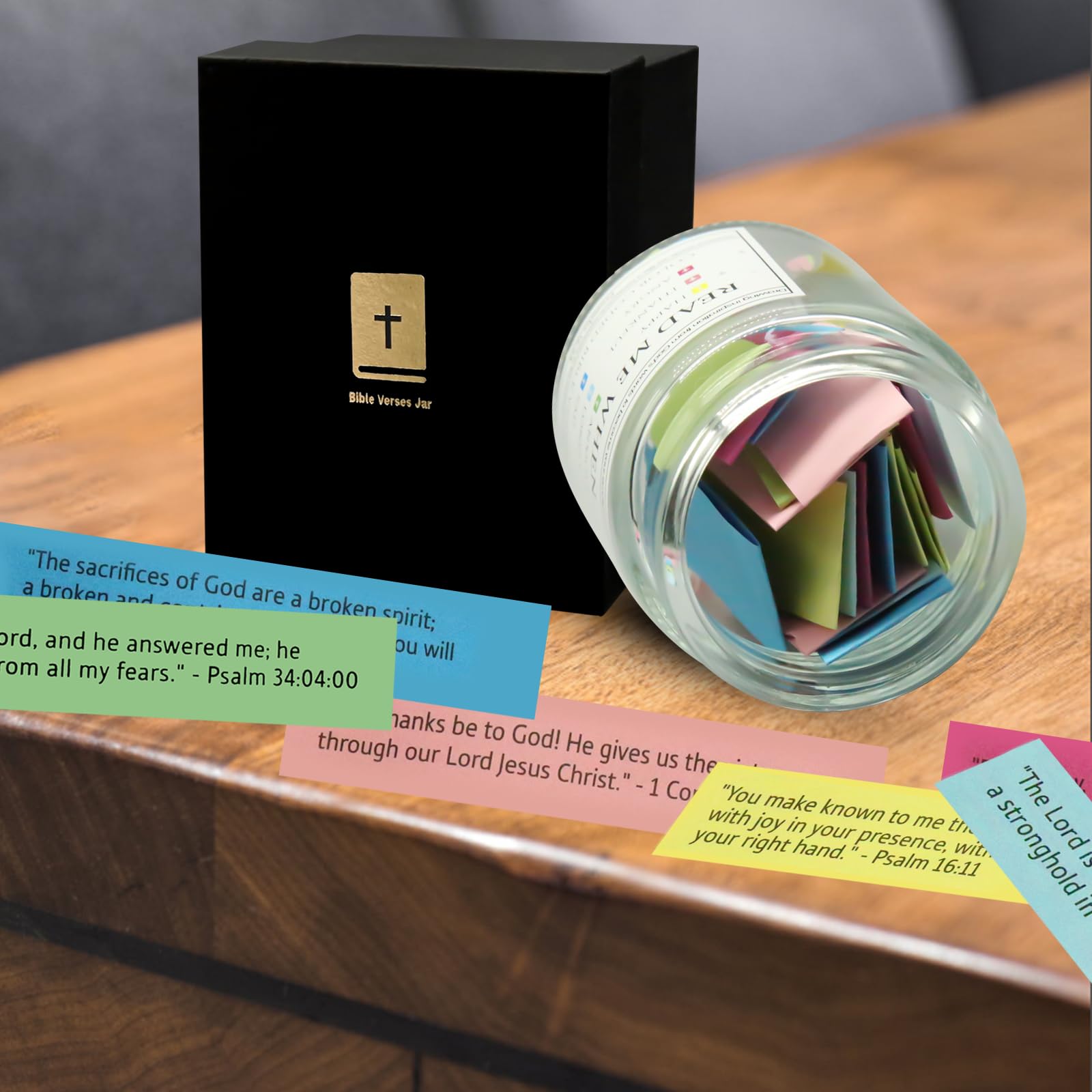 Bible Verse Jar, Read Me When Bible Verses Jar the Hope Jar Bible Verses, Bible Jar with 90 Coloring Scriptures, Prayer Bible Verses in a Jar Bible Verses for Emotions and Feelings, Christian Gifts