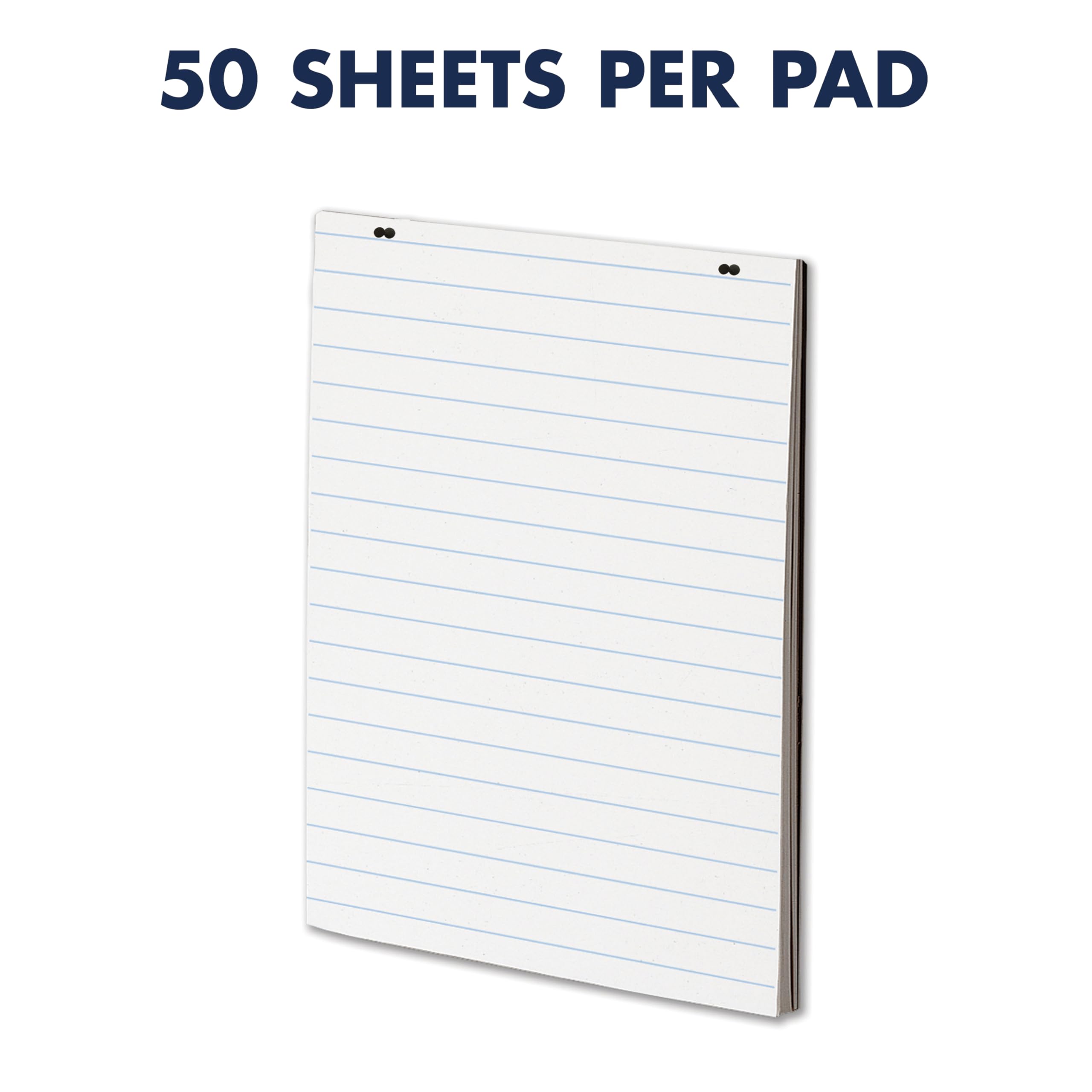 Quartet Lined Bond Easel Pad, 24" x 36", 50 Sheets/Pad, Great for Meetings, Teachers, and Students (3413889903)