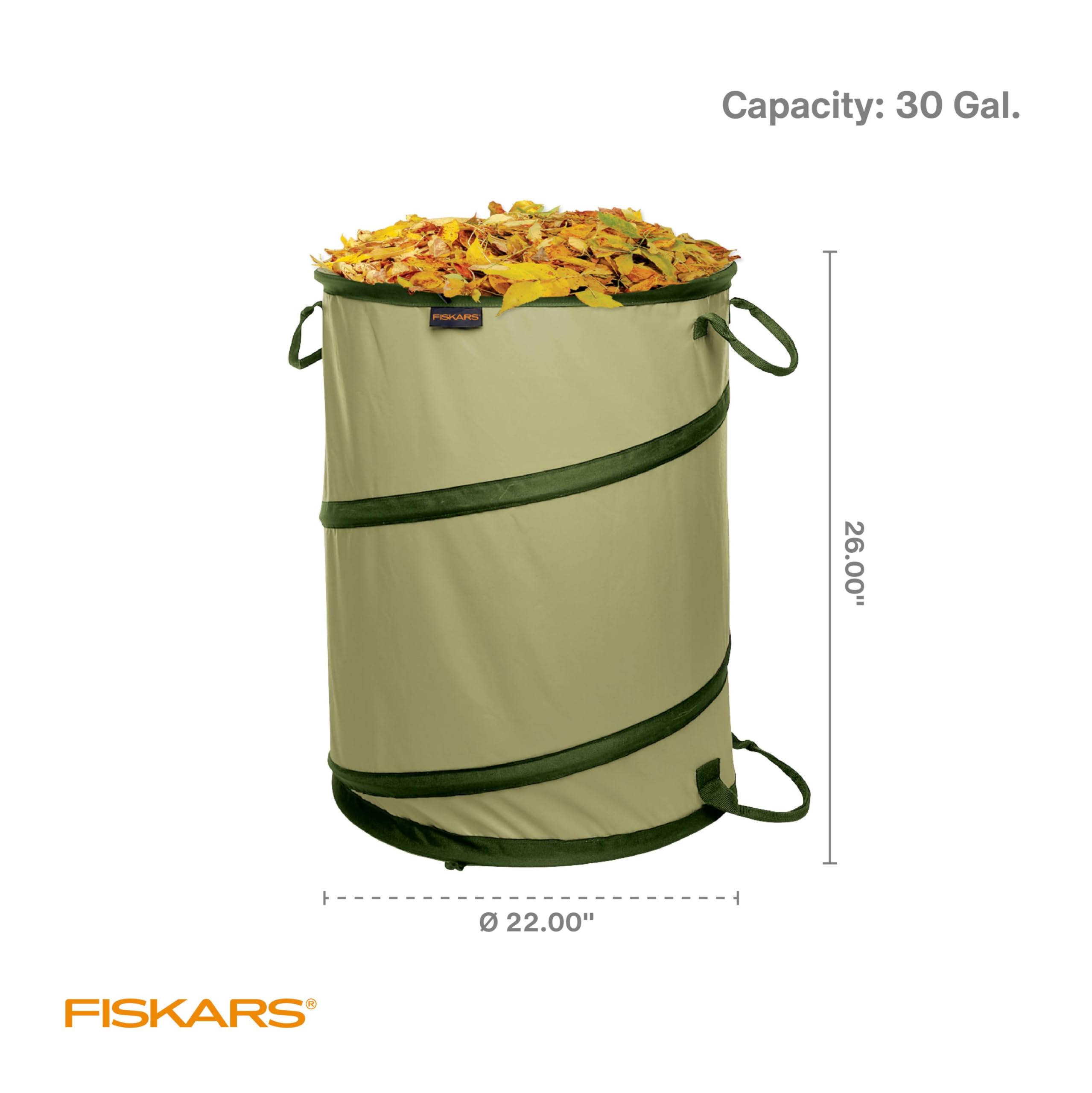 Fiskars 30-Gallon Kangaroo Gardening Bag (94056949)