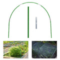 Greenhouse Hoops for Raised Beds, Detachable Support Hoops Frame for Garden Netting and Plant Blanket Cover, Rust-Free Fiberglass DIY Plant Support Garden Stakes for Row Cover