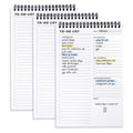 To Do List Notepad 3 Pack: Has Multiple Functional Sections - 6.5 x 9.8" 60 Sheets - Spiral Daily Planner Notebook - Task Checklist Organizer Agenda Pad for Work, Note and Todo Organization