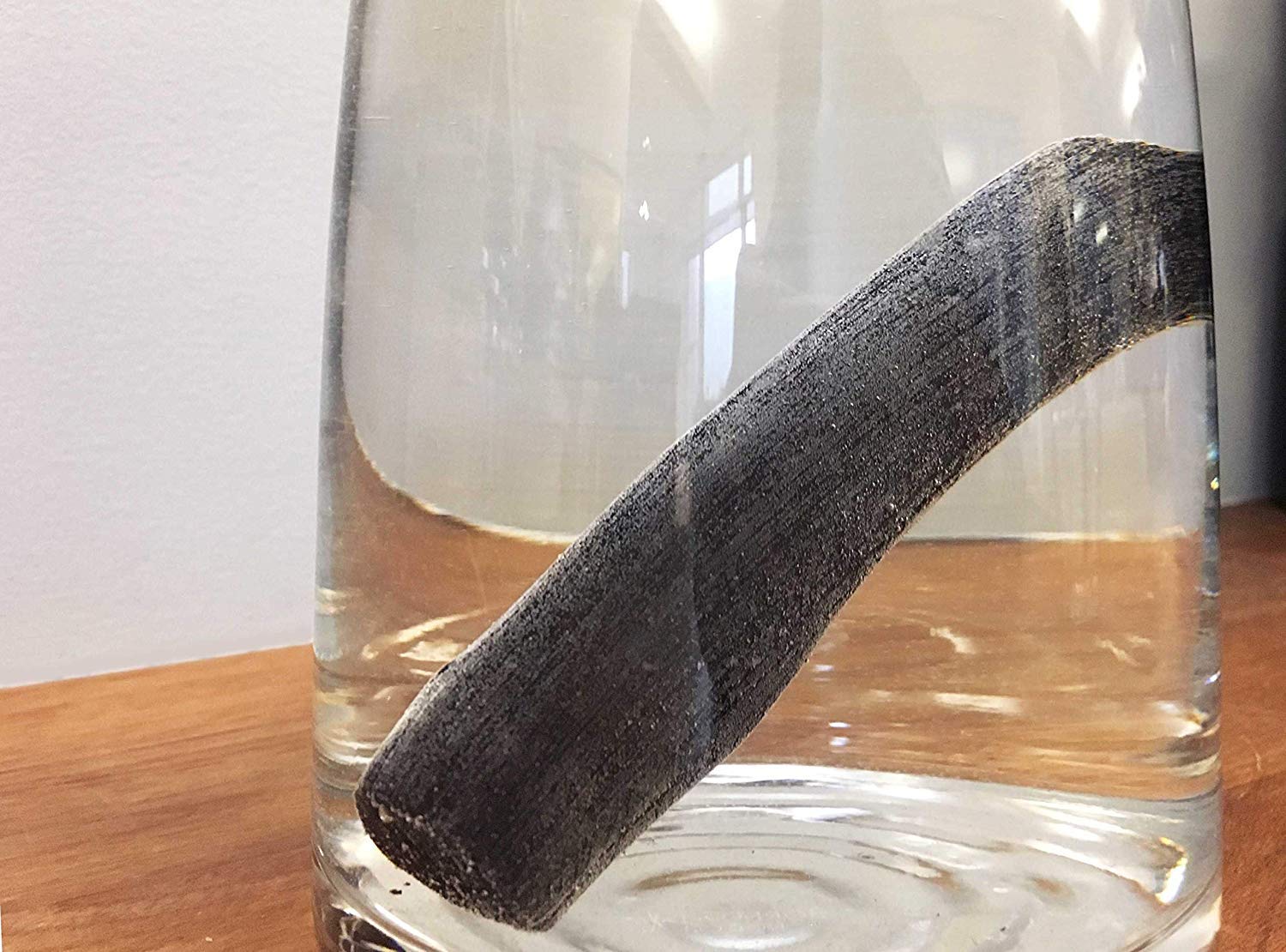 Binchotan Charcoal from Kishu, Japan - Water Purifying Sticks for Great-Tasting, 4 Sticks, Each Filters up to 2 Liters