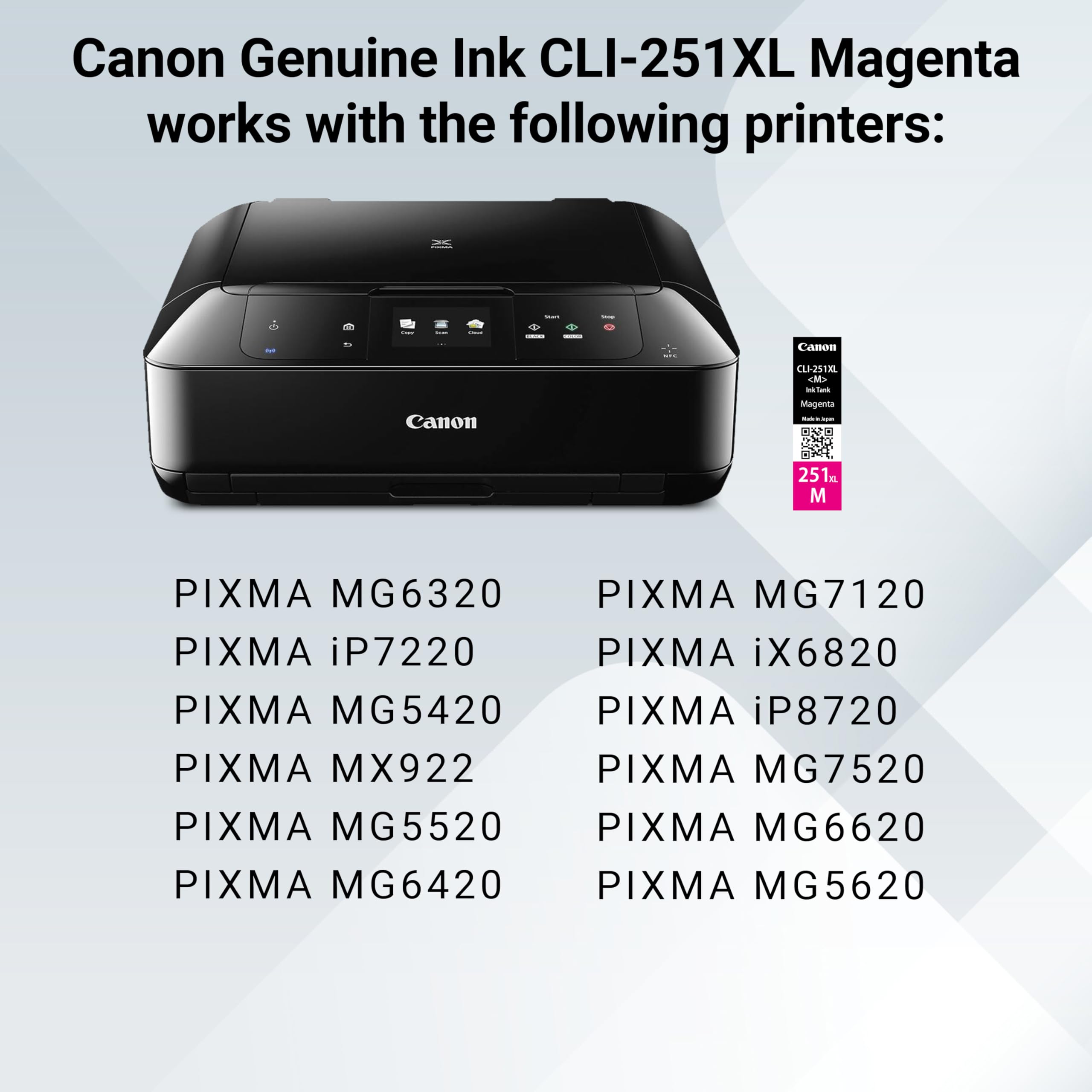 Canon CLI-251XL High-Yield Magenta Ink Tank (CLI-251M XL)