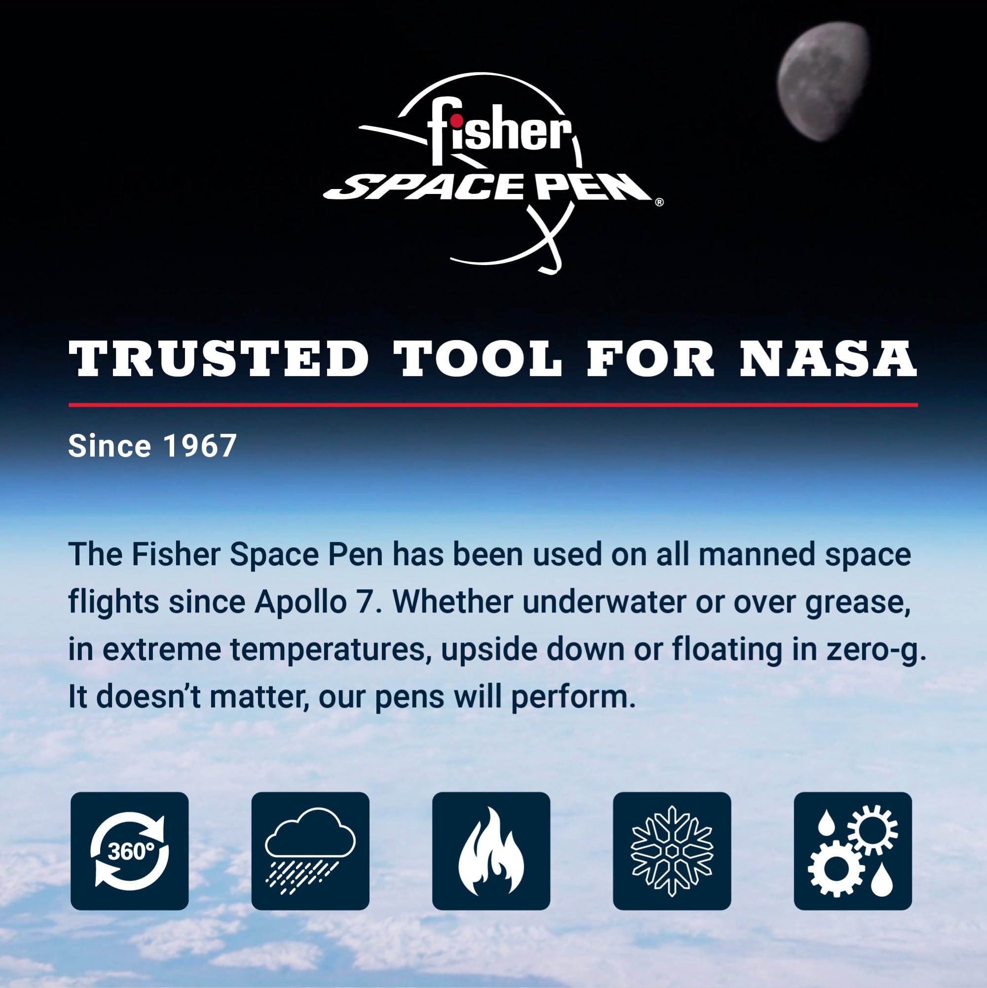 Fisher Space Pen Black Fine Point Pressurized Refill
