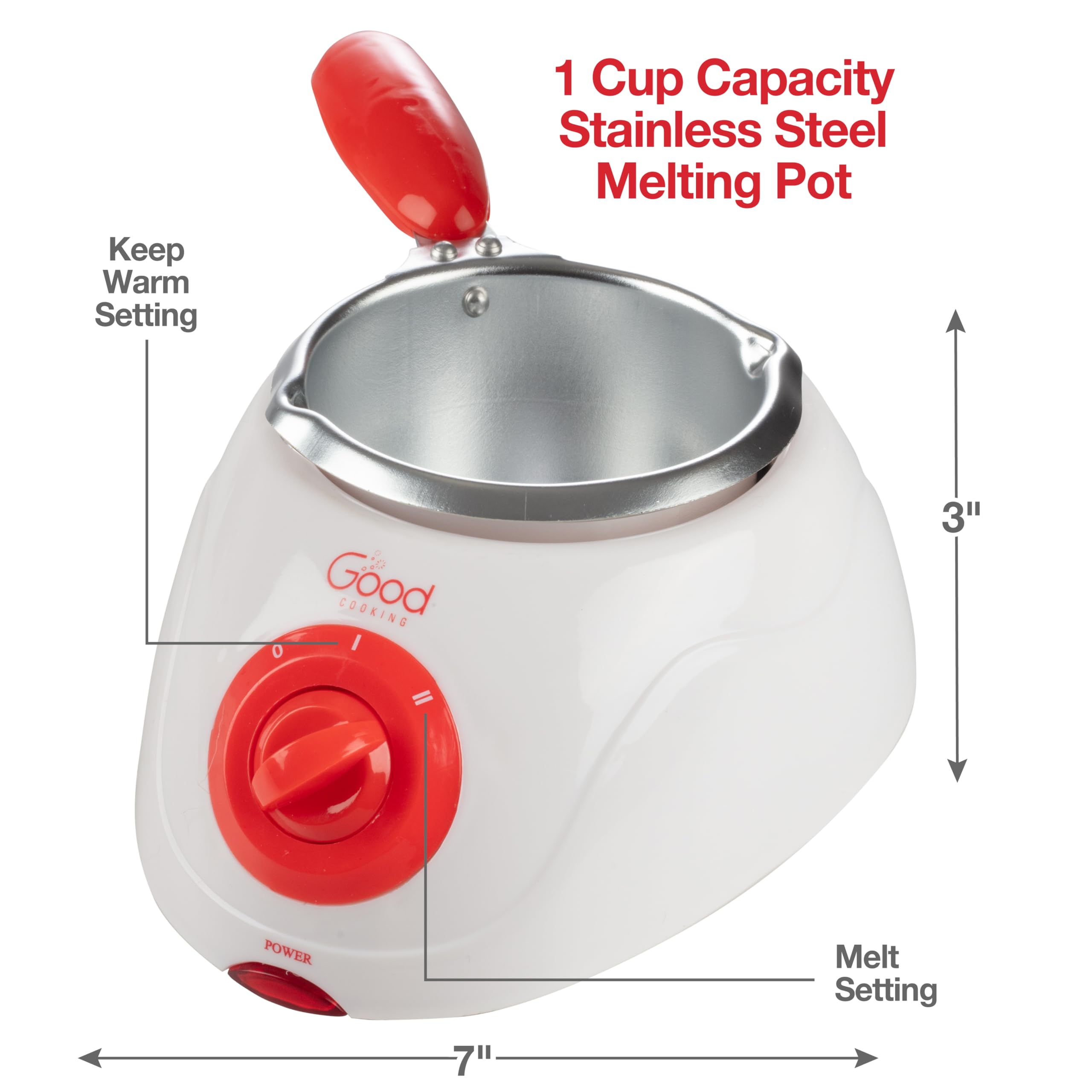 Electric Chocolate Melting Pot Set- Candy Making or Fondue Fountain Kit w/ 30 Bonus Accessories-Dip, Drizzle & Decorate Strawberries & Marshmallow Snacks-Summer S'mores Maker-Party Appetizers Desserts