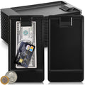 AVLA 20 Pack Restaurant Check Presenters, Guest Check Card Holder, Black Plastic Server Tip Trays for Bars, Hotels, Dining, Catering Business, Cash, Credit Cards, Bills, Waitress Tip Tray