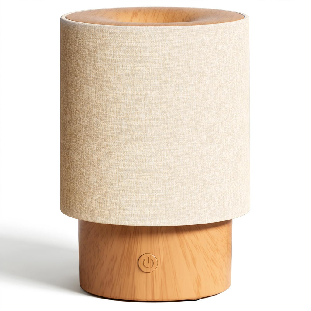 ARVIDSSON Essential Oil Diffuser with Fabric Cover, 100ml Aromatherapy Diffuser for Home, Ultrasonic Diffuser with Night Lamp and Auto Shut-Off, Scent Oil Diffusers for Bedroom