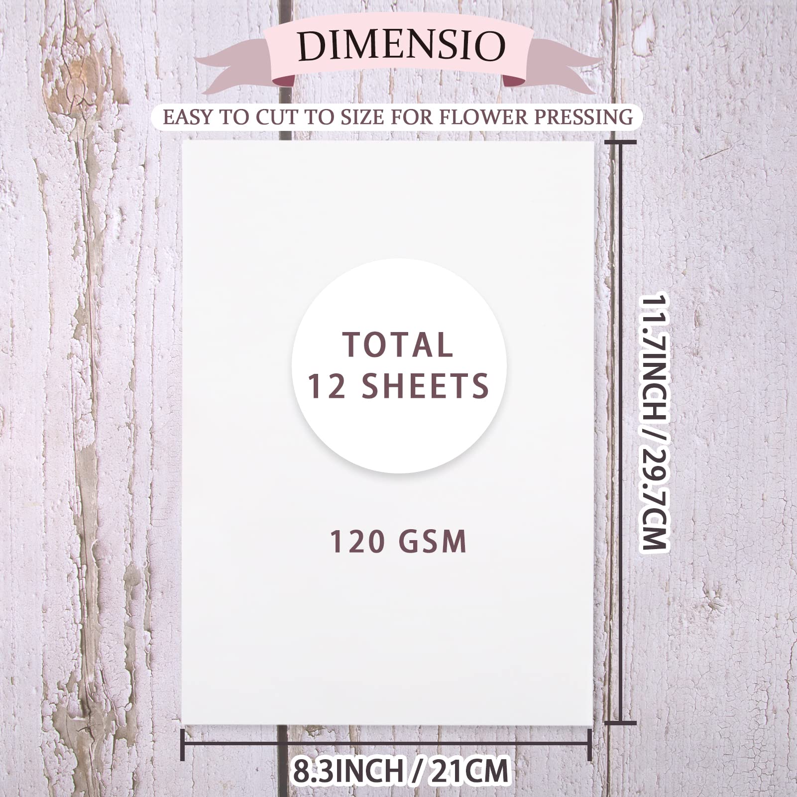 Aboofx 20 Sheets Blotting Paper for Flower Press, Large 21 x 30 cm, A4 Highly Absorbent and Reusable Blotting Paper for Flower Press, Herbarium, Craft Paper, Paper Sheets, Craft Supplies