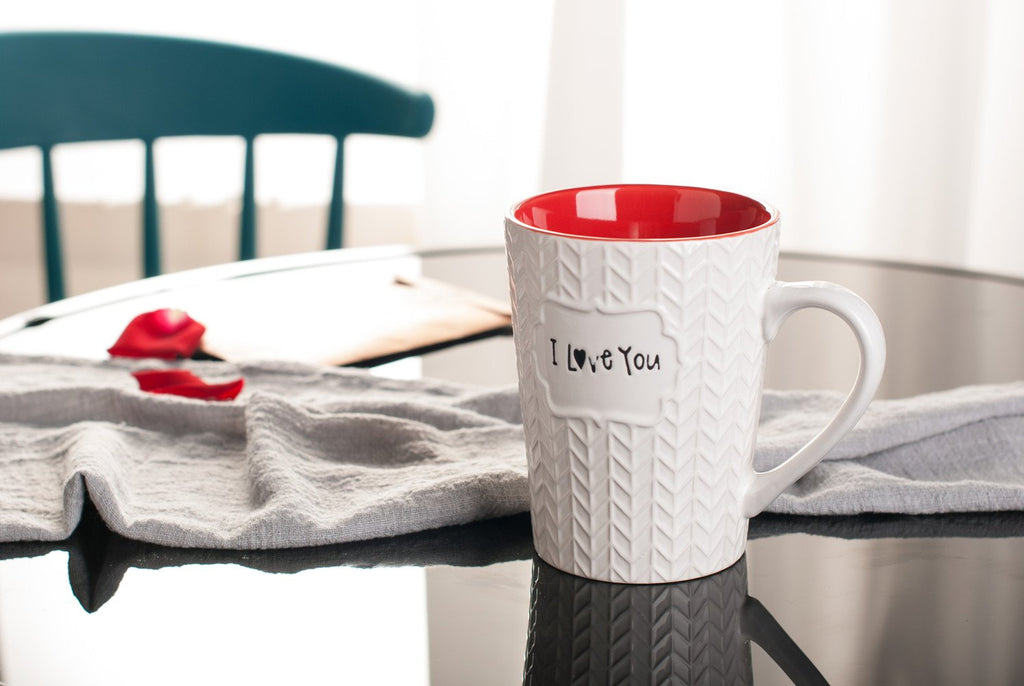 Ynsfree I Love You Mug 16 oz Coffee Tea Cup,Gifts for Dad/Father/Mom/Grandma/Ladies/Wife,Birthday/Christmas/Anniversary/Valentine',Mother‘s Day Gifts Funny Ceramic Mugs