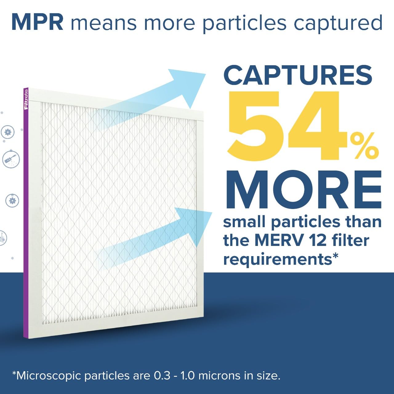 Filtrete 16x25x1 Furnace Filter, MPR 1500, MERV 12, Healthy Living Ultra-Allergen 3-Month Pleated 1-Inch Air Filters, 2 Filters