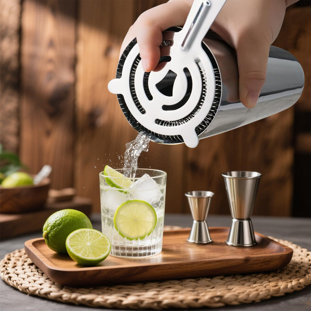Boston Cocktail Shaker Set, 16 oz&25oz Stainless Steel Martini Shakers for Bartending, Drink Shaker for Bartender Home