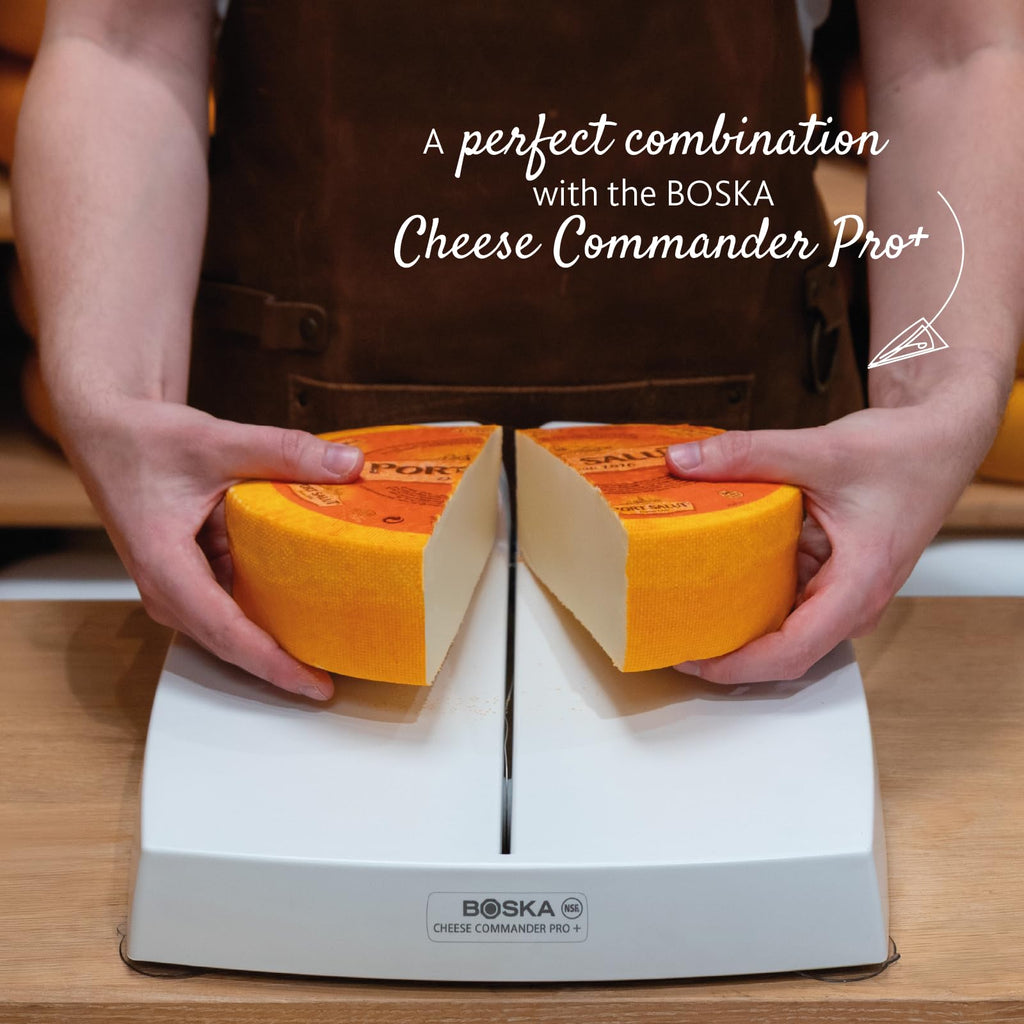 BOSKA Cheese Commander Pro Cutting Set - 6 Cheese Slicer Cutter Wires for Easy Fast Cutting Hard or Semi-Hard Block Cheese - Stainless Steel Kitchen Cooking Tool - Durable