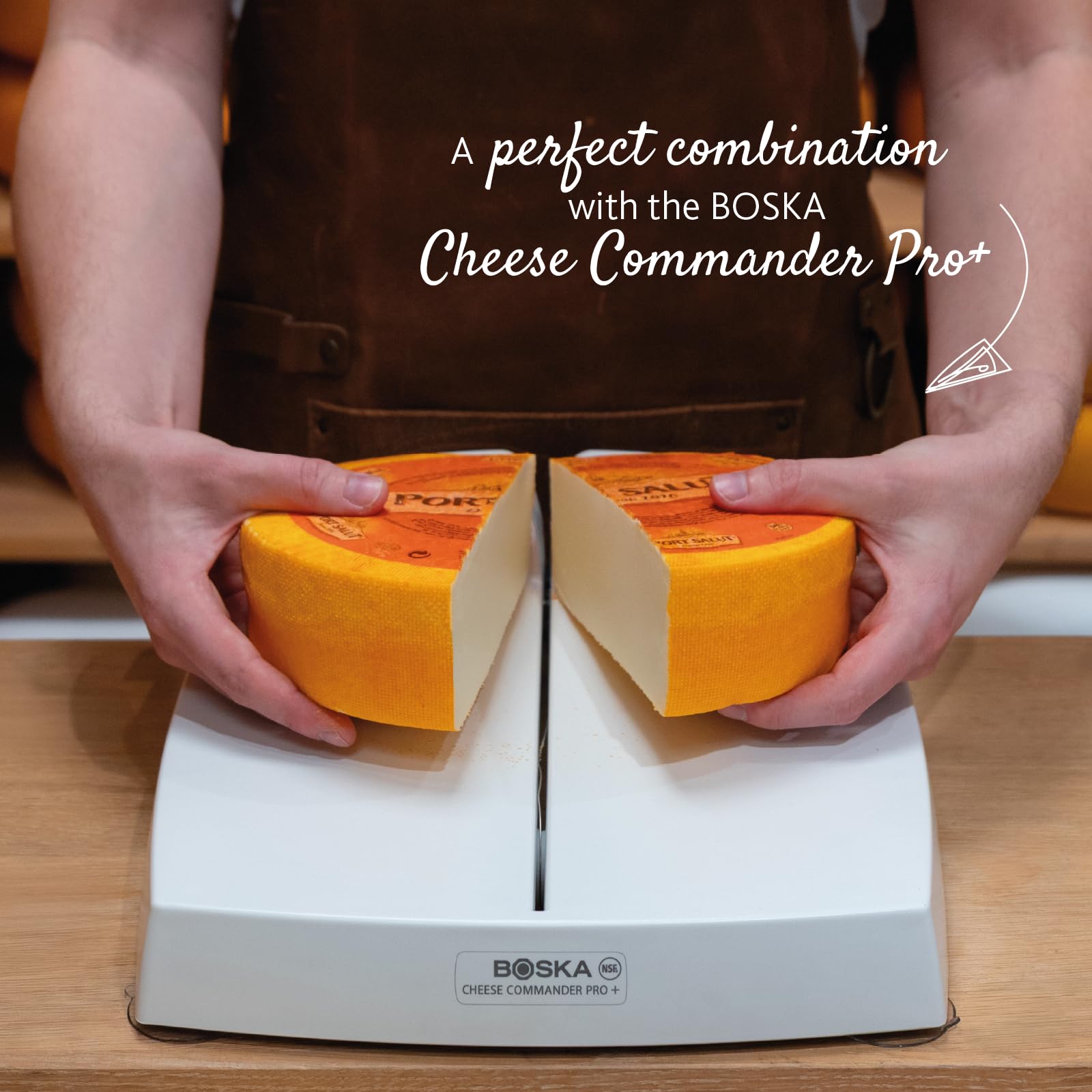 BOSKA Cheese Commander Pro Cutting Set - 6 Cheese Slicer Cutter Wires for Easy Fast Cutting Hard or Semi-Hard Block Cheese - Stainless Steel Kitchen Cooking Tool - Durable