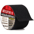ROSEUP 4" x 40Ft Heavy Duty Anti Slip Tape for Stairs Outdoor/Indoor Waterproof Grip Tape Safety Non Skid Roll for Stair Steps Traction Tread Staircases Non Slip Strips, Black