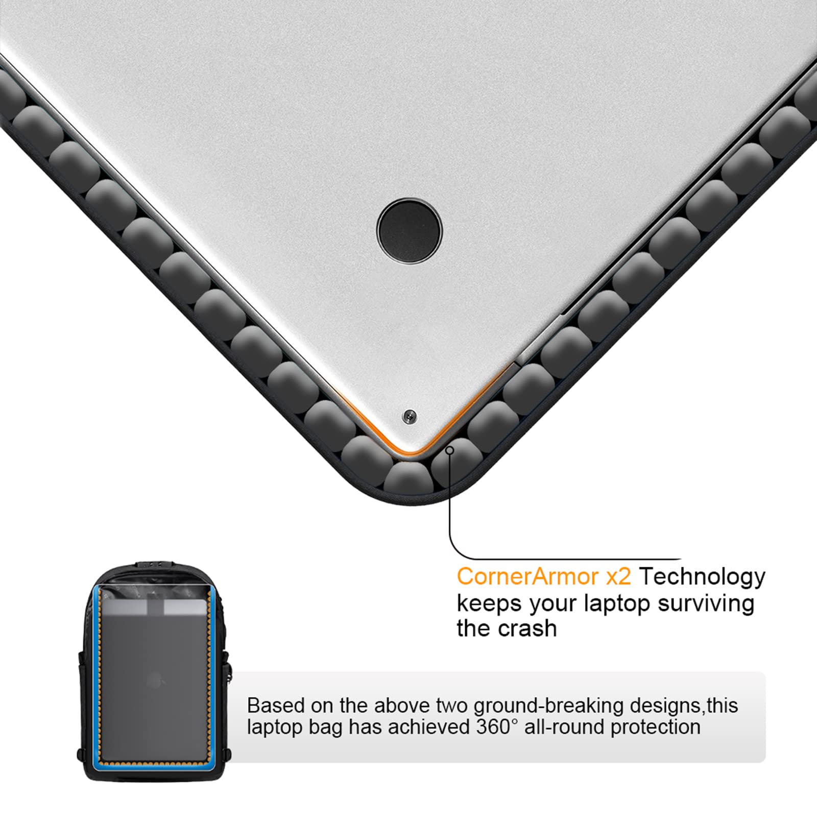 Tzowla Laptop Backpack Anti-Theft Water Resistant Bag with USB Charging Port and Lock 15.6 Inch Computer Business Travel Backpacks for Women Men College School Student Gift,Bookbag Casual Daypack