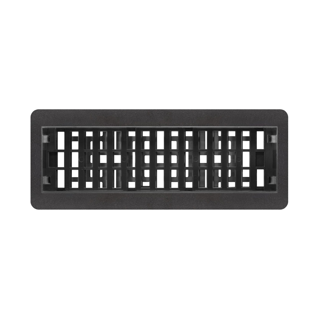 Decor Grates LAJH310-BLK Oriental *NEW* Low Profile Floor Register, 3x10 Inches, Textured Black