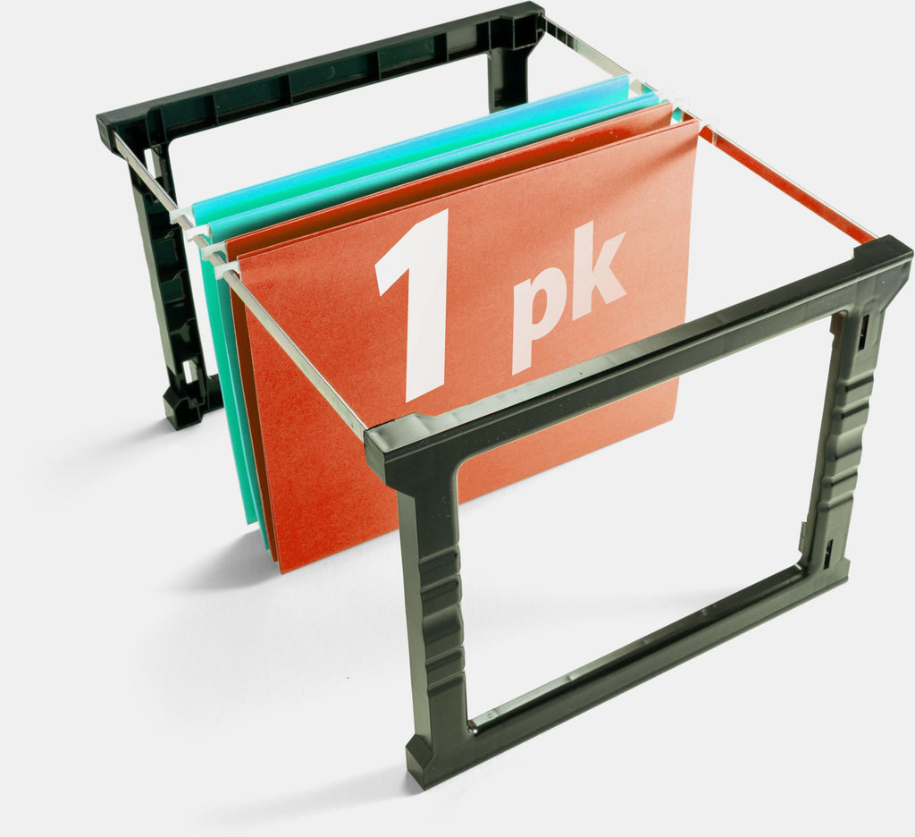 Officemate Plastic Hanging File Frame, 24" - 27", Letter and Legal Size, 1 Set (91970)