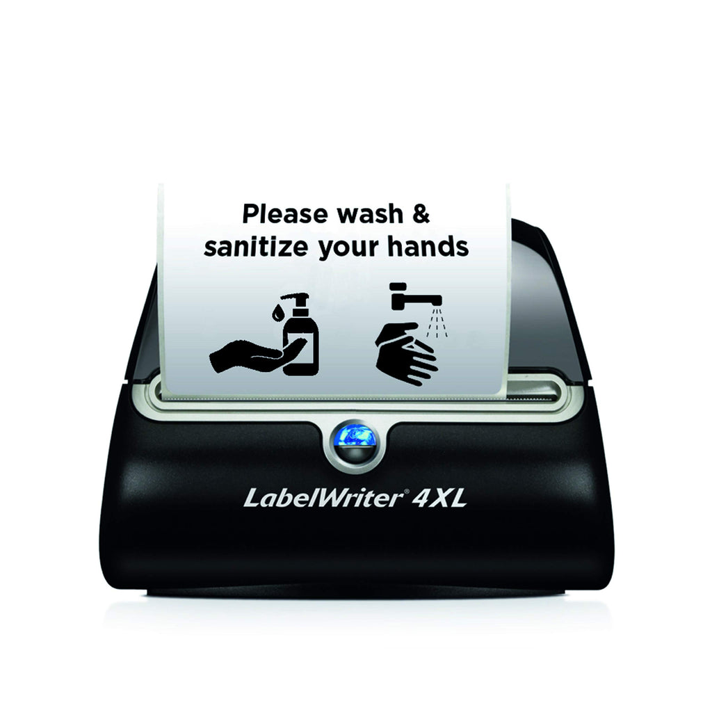 DYMO LW Extra-Large Shipping Labels for LabelWriter 5XL and 4XL Label Printers Only, 4" x 6" (104 x 159 mm) Stickers, Black Print, White Label Maker Tape, 1 Roll of 220