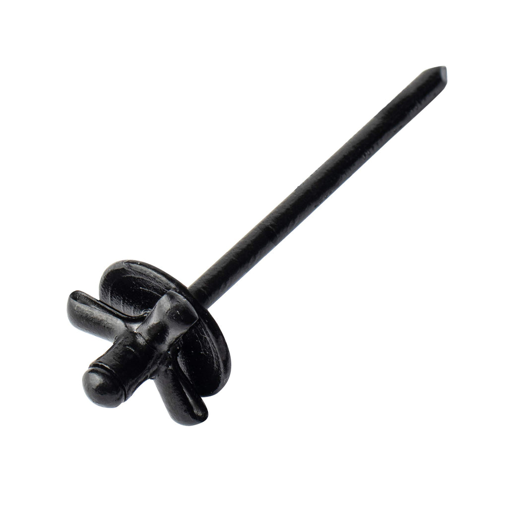 ISPINNER 50pcs 3/16" x 1" Large Head Tri-Fold Exploding Aluminum Pop Rivets (Black)