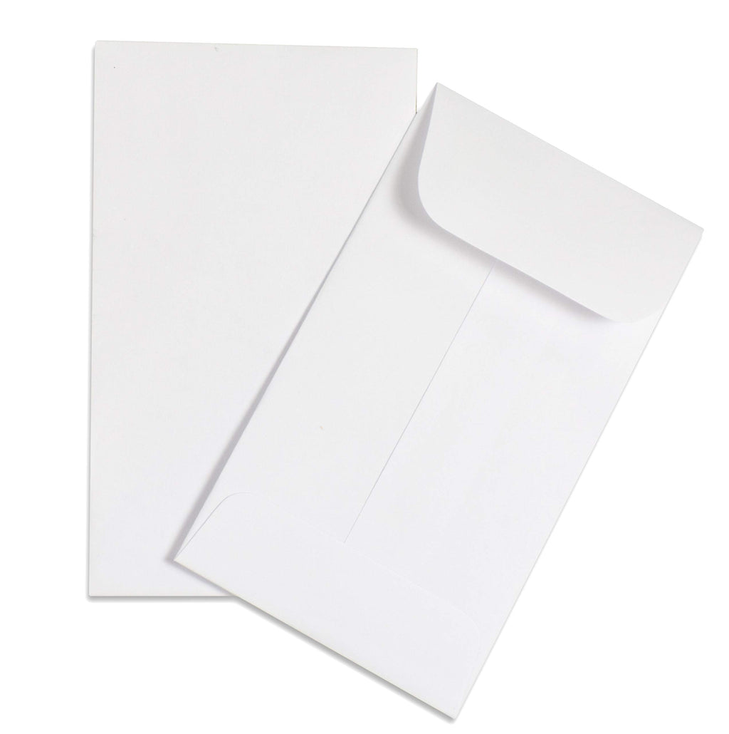 500 Guardian #3 Paper Coin Envelopes - Blank Small Envelopes for Coins, Receipts, Stamps, Small Parts Storage, & More – 2-1/2” x 4-1/4” Cash Envelopes – Gummed Flap Gift Card Holder Envelope