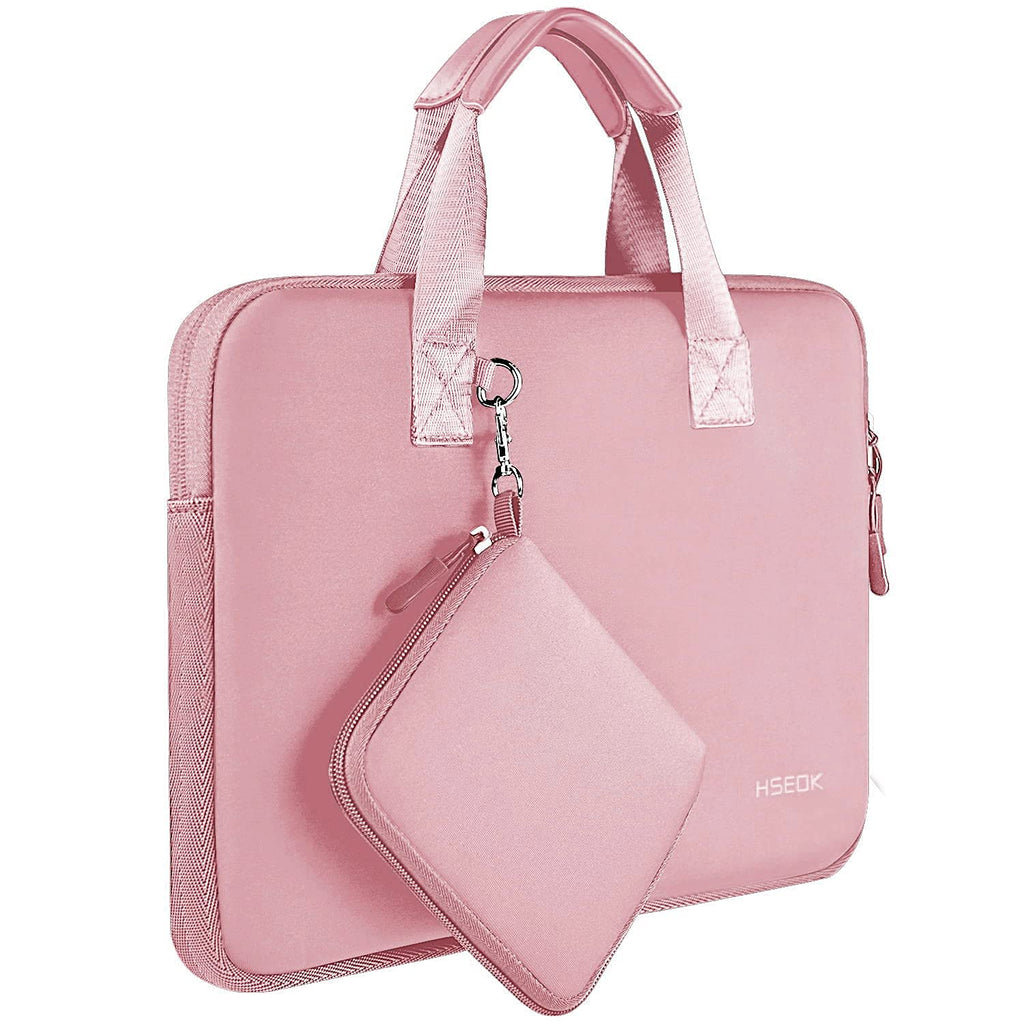 Hseok Laptop Sleeve 13.3-14 inch Case with Small Pouch, Neoprene Computer Bag Compatible with MacBook Pro 14" M4/M3/M2/M1 2025-2021, Mac Air/Pro 13.3" and Most 13-14 inch Notebooks,P02K01