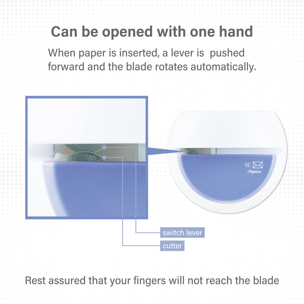 Electric Letter Opener, LO85B Blue Letter openers Envelope, Envelope Opener, Blue Asmix(Japan Import)