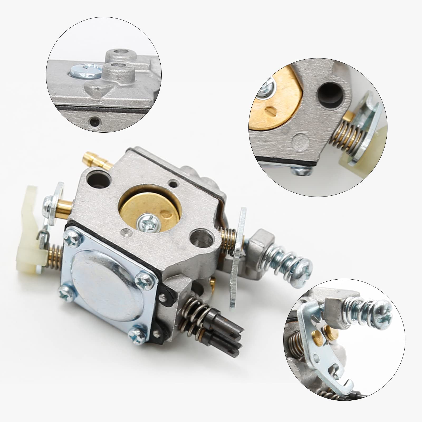 Anxingo Carburetor Replacement for Husqvarna 50 51 55 Chainsaw for Walbro WT-170-1 WA-82 503 28 15-04 538 24 28-93 Carb