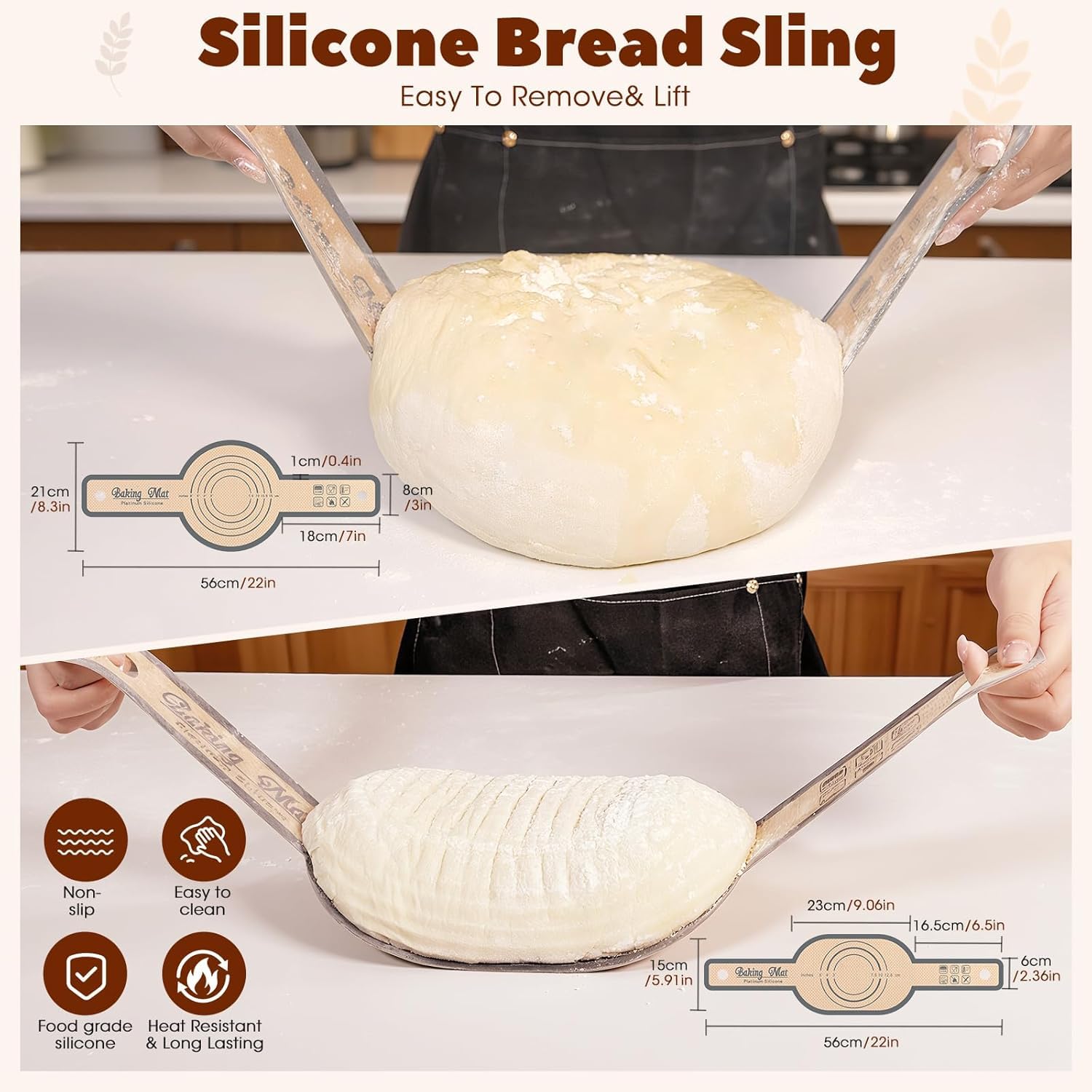 30 Pcs Sourdough Starter Kit,MQFORU Sourdough Bread Baking Supplies with 10" Round & 10" Oval baskets,Silicone Sourdough Bread Kit,Sour Dough Starter Kits for Bakers Wife Mom Women (Creamy yellow)
