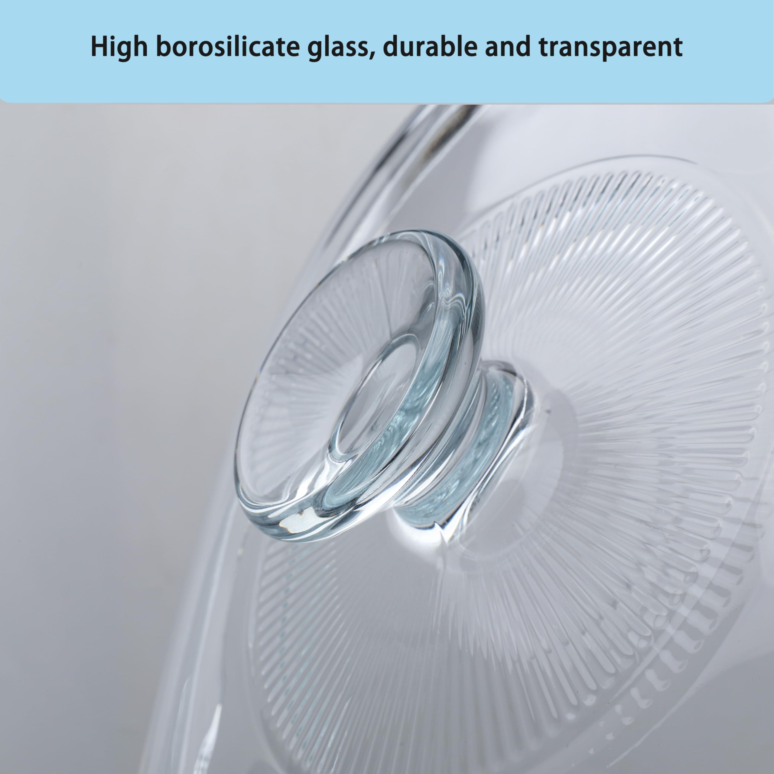 Vitrignis Casserole Dish With Lid - 3qt Glass Baking Dishes For Oven - Clear oval Glass Casserole Dish - Cookware For Cooking, Baking, Serving