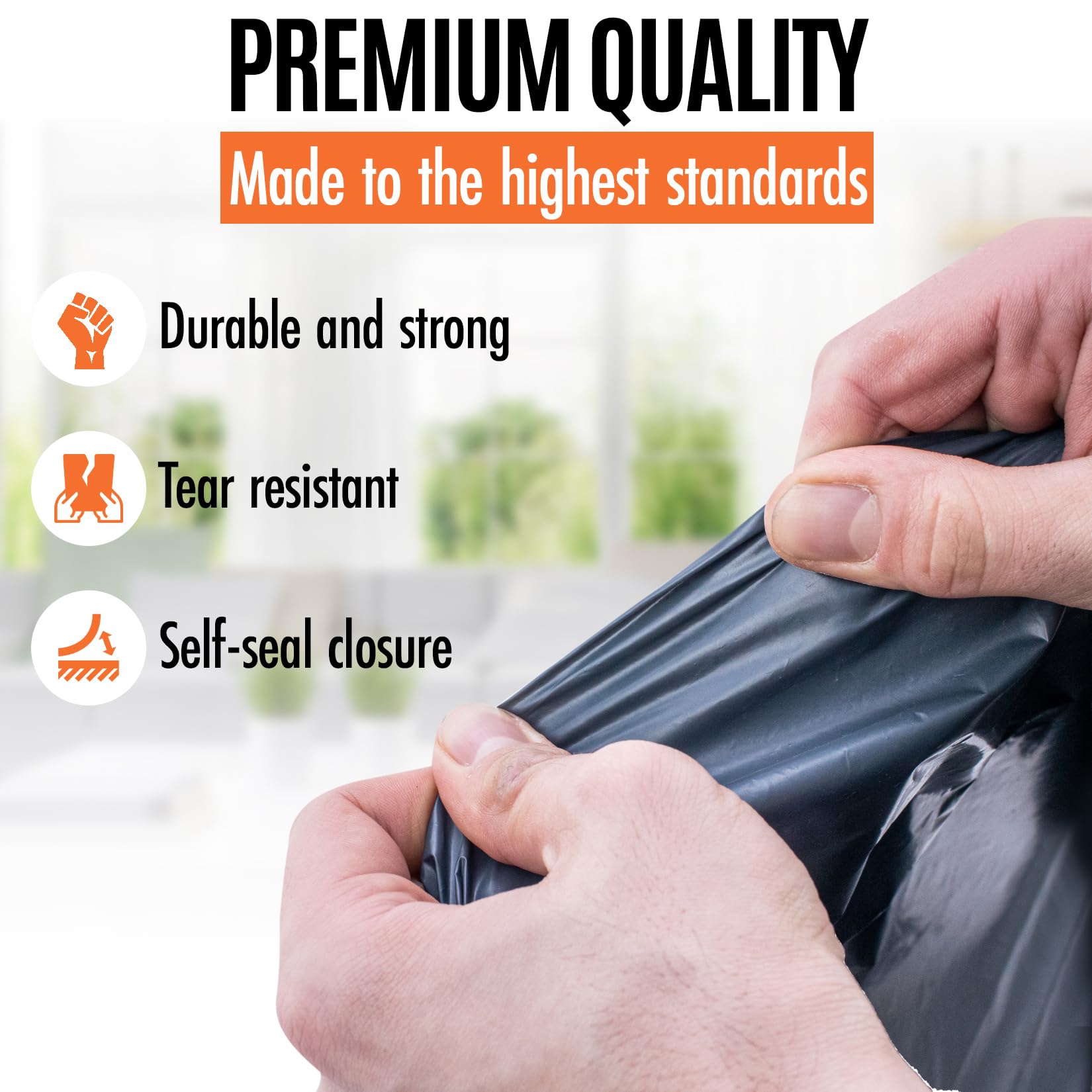 Large Shipping Bags | 24 x 36| Jumbo Poly Mailers for clothes | Strong Thick Mailing Bags with Self Adhesive | Self Sealing Shipping Envelopes
