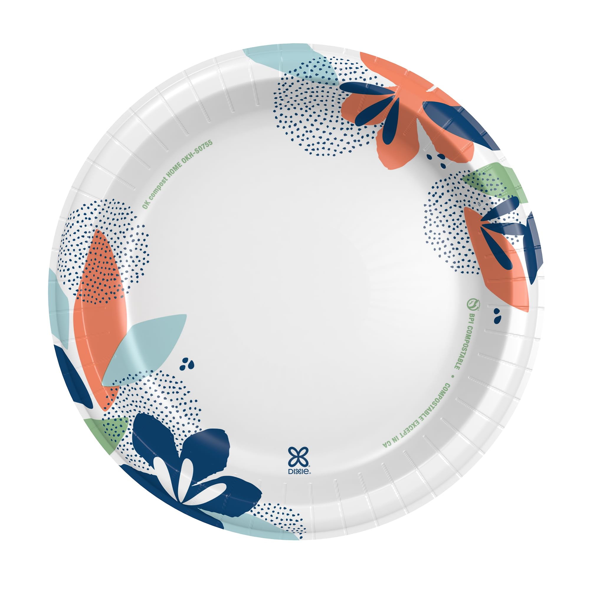 Dixie Large Paper Plates, 10 Inch, 150 Count, 2X Stronger, Microwave-Safe, Soak-Proof, Cut Resistant, Disposable Plates for Everyday Breakfast, Lunch, & Dinner Meals
