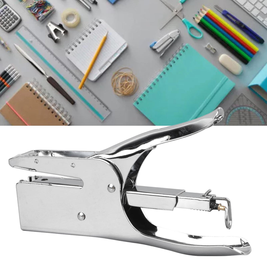 Heavy Duty Stapler, Large Capacity Metal Plier Office Stapler for 40 Sheets, Compact Handheld Stapler for School Home Office Use