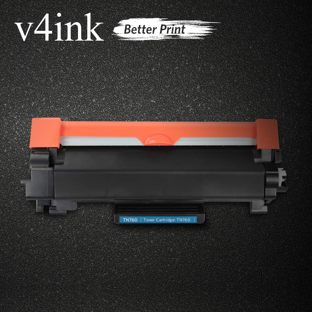 TN760 Toner Cartridge Replacement for Brother TN760 TN-760 TN730 TN-730 Compatible with DCP-L2550DW HL-L2350DW HL-L2370DW HL-L2390DW HL-L2395DW MFC-L2710DW MFC-L2750DW Printer(1 Black)