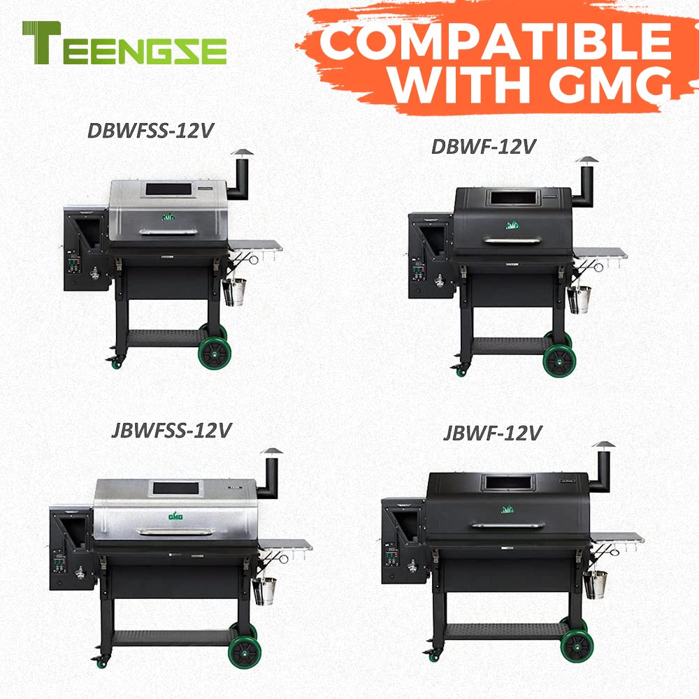 TEENGSE 12V Ceramic Hot Rod Igniter, Grill Igniters Replacement Parts for Green Mountain Prime Daniel Boone and Prime Jim Bowie Wood Pellet Grill, Ledge and Peak Prime Pellet Grill