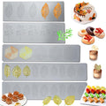 Acxydm 5PCS Leaf Molds Silicone,Fondant Molds Baking Molds,Chocolate Molds Set with Silicone Leaf Mold and 3D Beehive Candy Lace Silicone Molds,Tuile Molds Silicone for Making Sugar Craft,Cupcakes