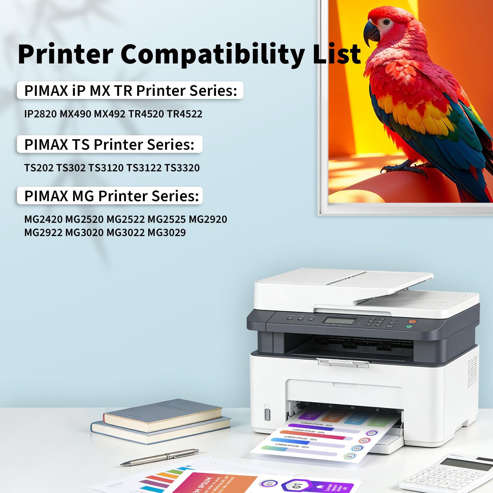 Zoyood Remanufactured Canon 245XL 246XL Ink Cartridge Replacement for Canon PG-245XL CL-246XL Ink cartridges Compatible with Pixma MG3029 TR4522 TS3320 MX492 IP2820 TS302 Printer (1 Black, 1 Color)
