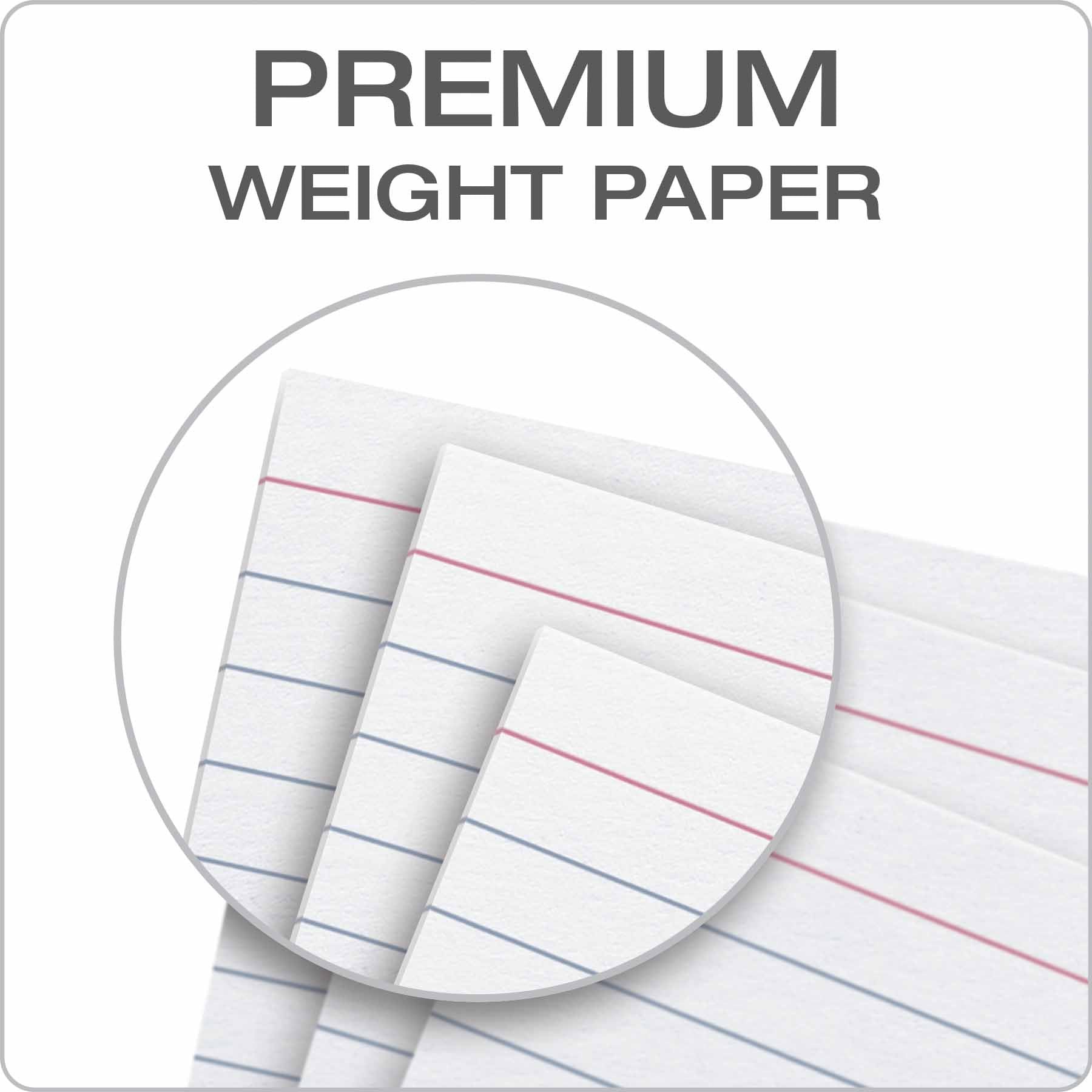 Oxford Ruled Index Cards, 4" x 6", White, 10 Packs of 100 (41)