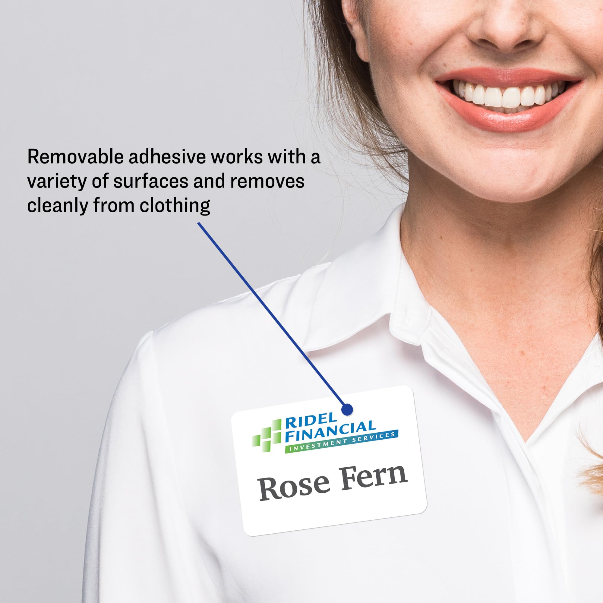 Avery Flexible Printable Name Tags, 2-1/3" x 3-3/8", Matte White, 160 Removable Name Badges (8395)